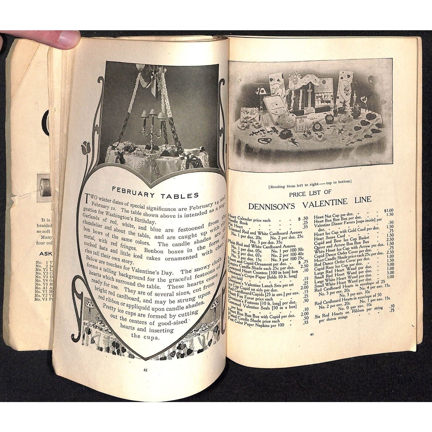 Dennison Manufacturing Crepe and Tissue Paper 1909 Catalog w/ Prices 95pp Scarce