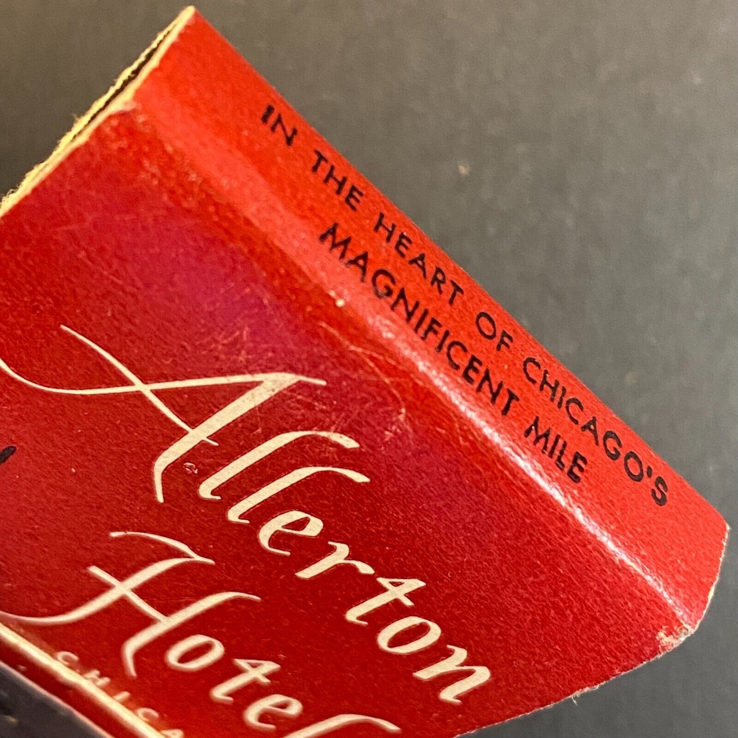Allerton Hotel Chicago c1940's-50's Full Matchbook VGC Scarce