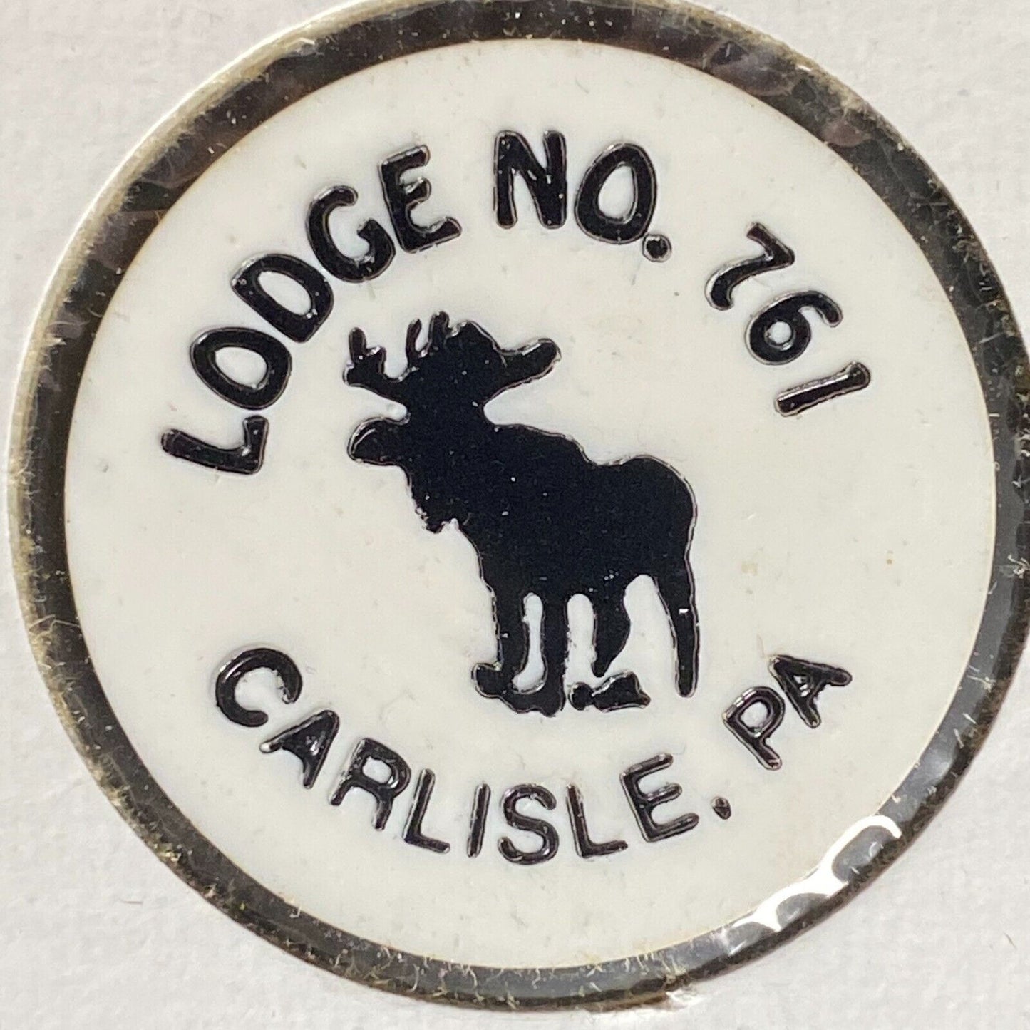 Carlisle, PA Elks Lodge 761 Plastic Drink Token G/F One 1 Drink
