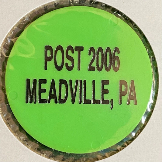 Meadville, PA VFW Post 2006 c1990's Plastic Drink Token "Wine Cooler"