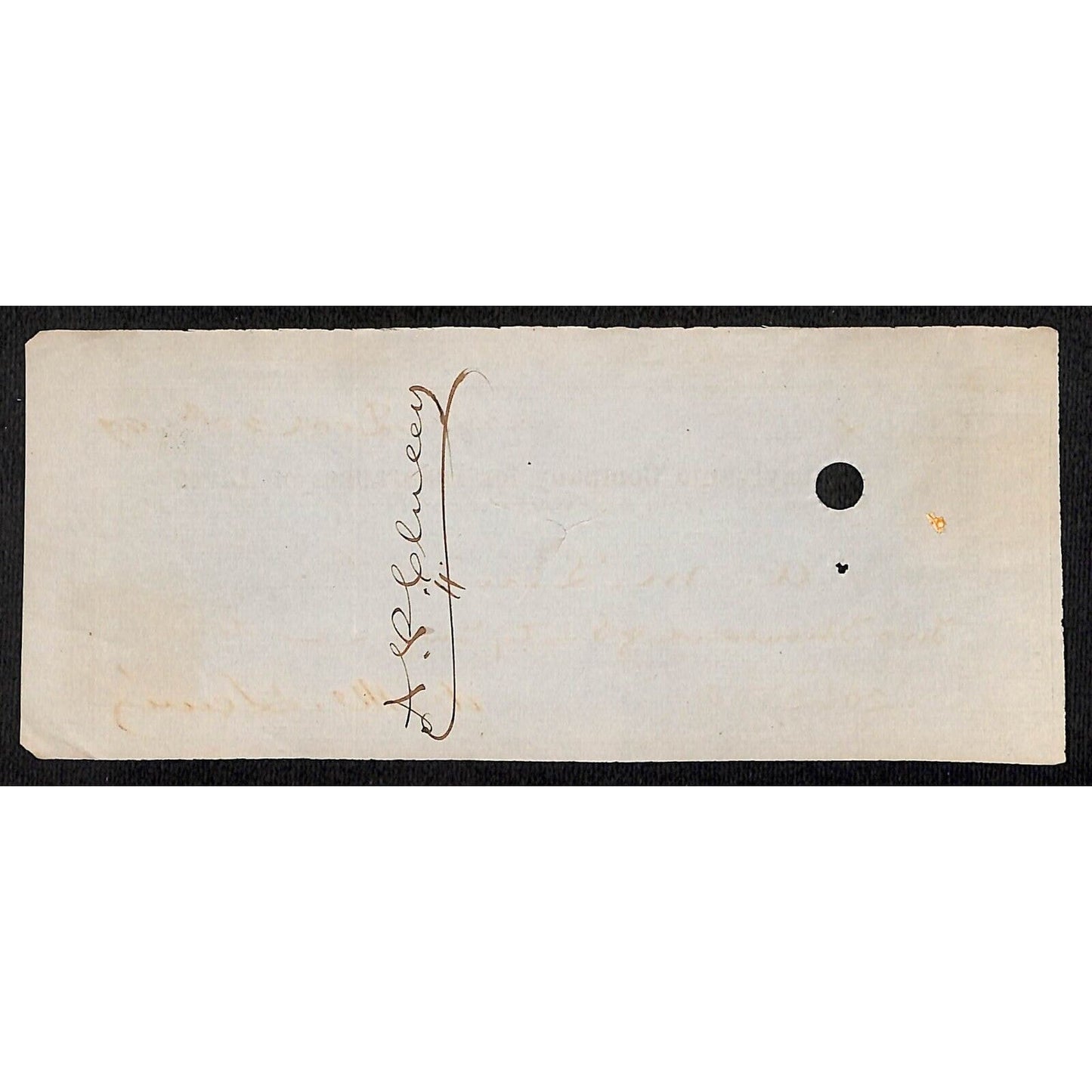 1869 Pennsylvania Company for Insurances on Lives w/ Rev Stamp A.M. Lewis