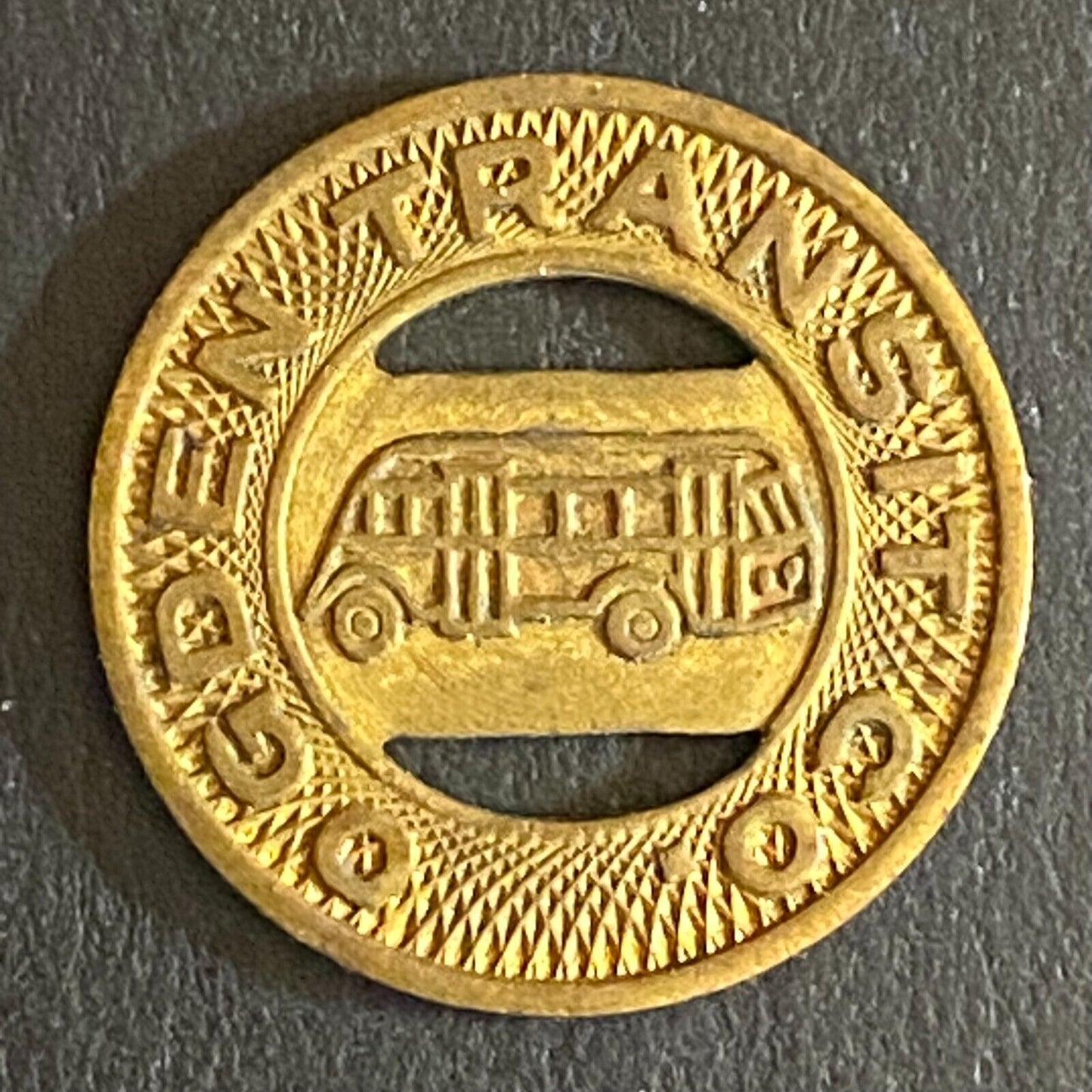 Ogden Transit Co. G/F One Fare Bus Transit Token 16mm Scarce