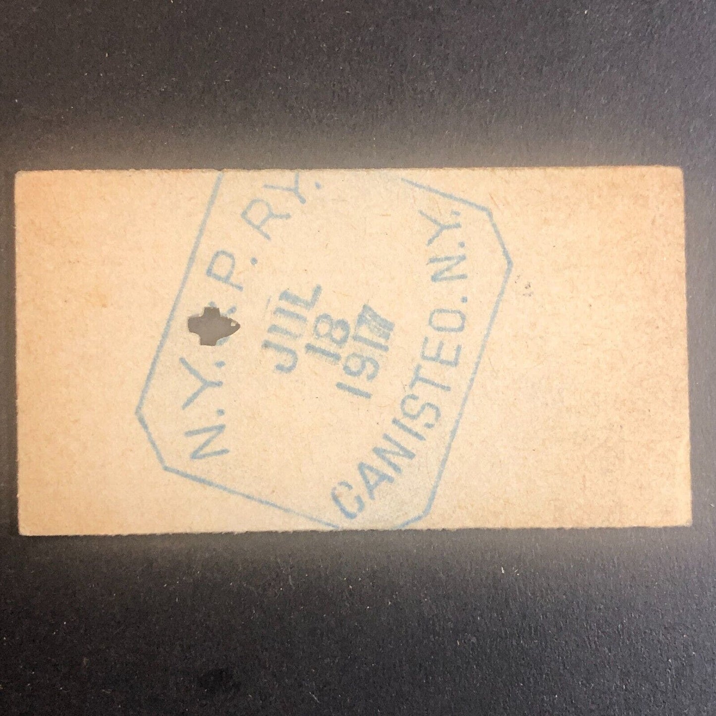 New York & Pennsylvania Railroad July 18 1917 Rexville, NY Ticket #30242