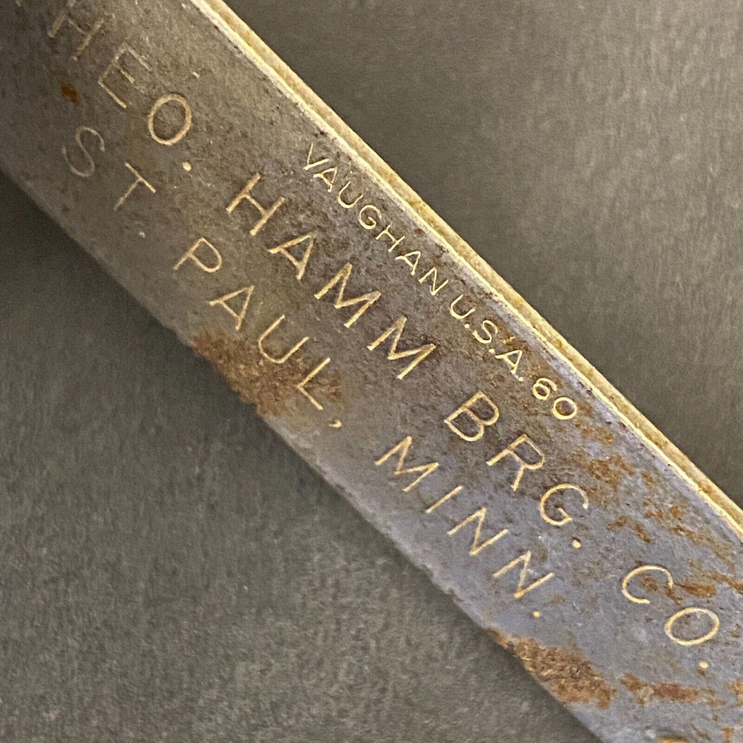 Hamm's Beer "From the land of Sky Blue Waters" Vintage Steel Can Bottle Opener