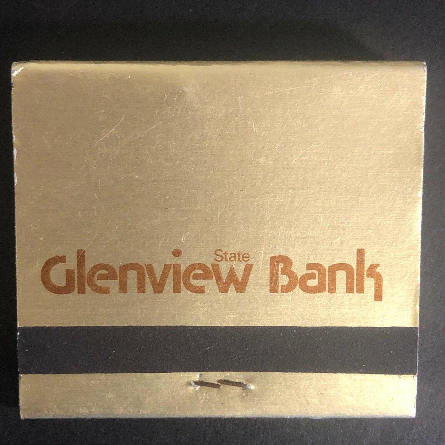 "Glenview State Bank" Illinois Open 7am 7pm c1970's-80's Full Matchbook