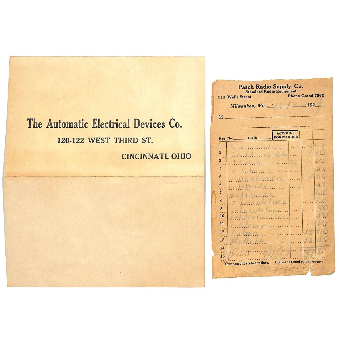 1921 Automatic Electrical Devices Co. Homcharger Instruction Booklet 27pp VGC