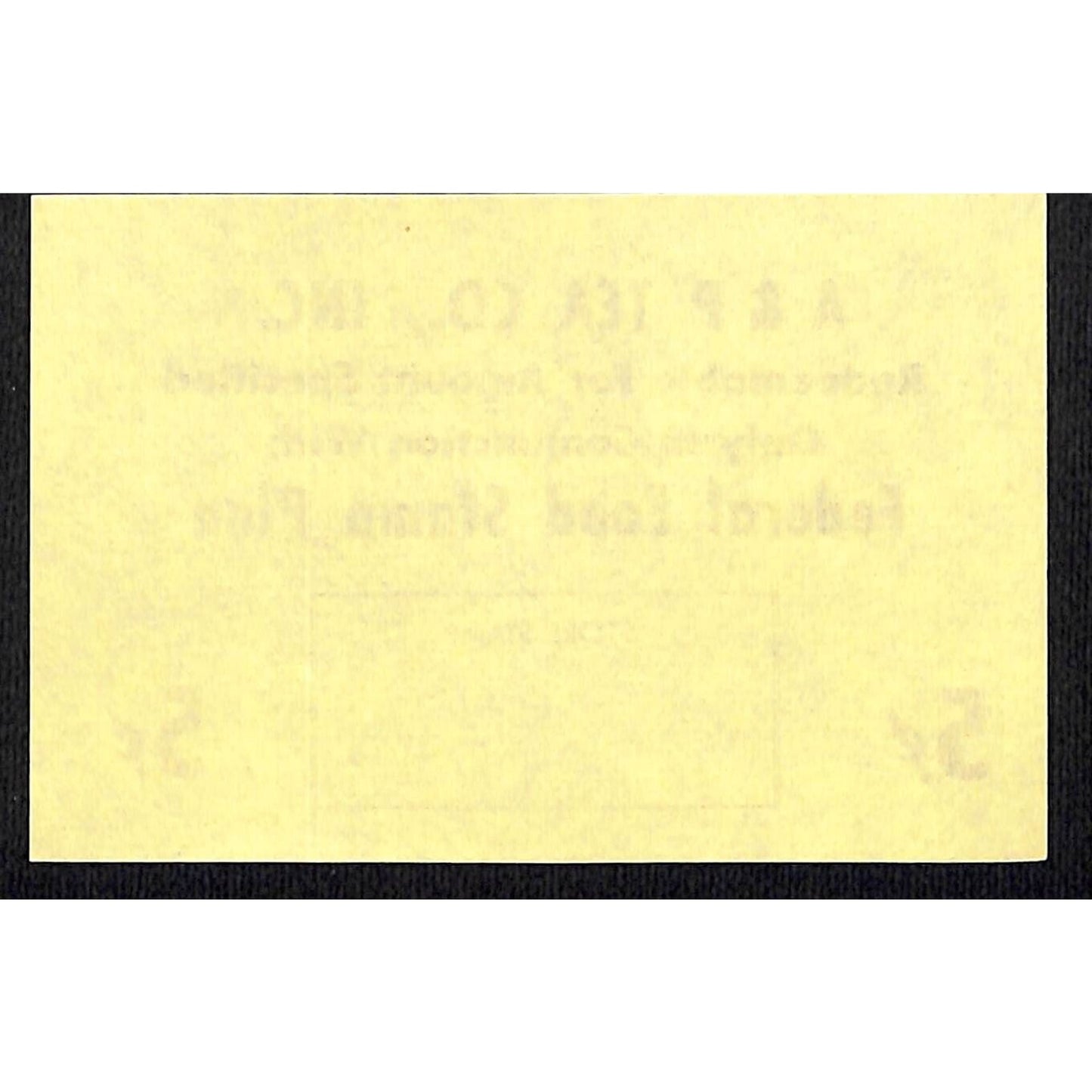 A & P Tea Co. (Buffalo, NY) 5c "Federal Food Stamp Plan" Coupon c1965-79 VGC