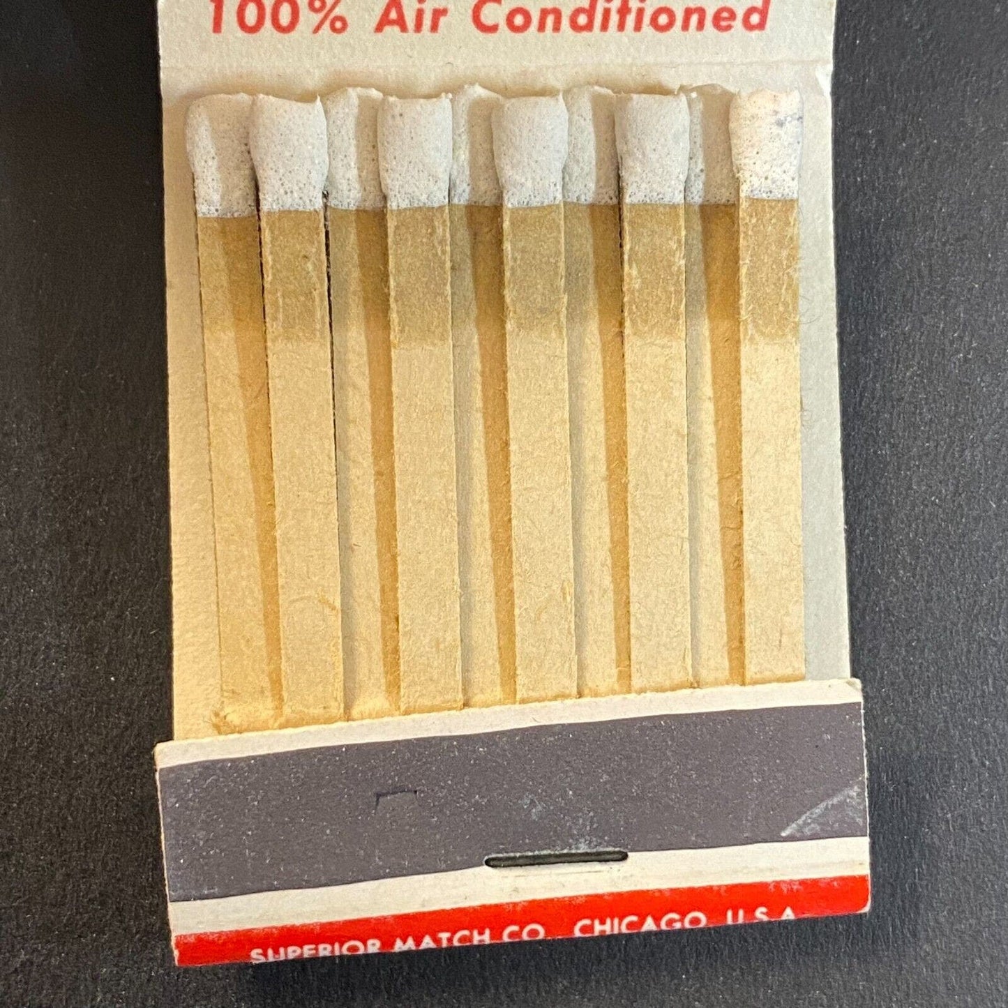 Bismarck Hotel Chicago Chalet Restaurant c1960's Full Matchbook VGC