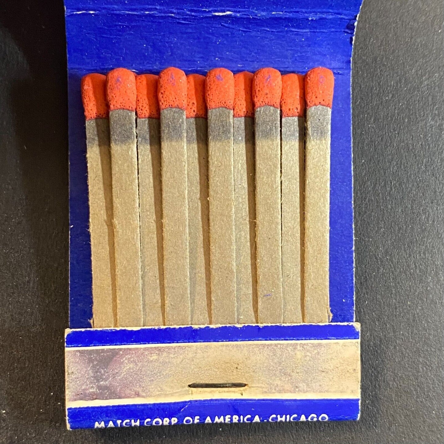 Marigold Arcade Bowling Grace Street Chicago c1950's Full Matchbook VGC