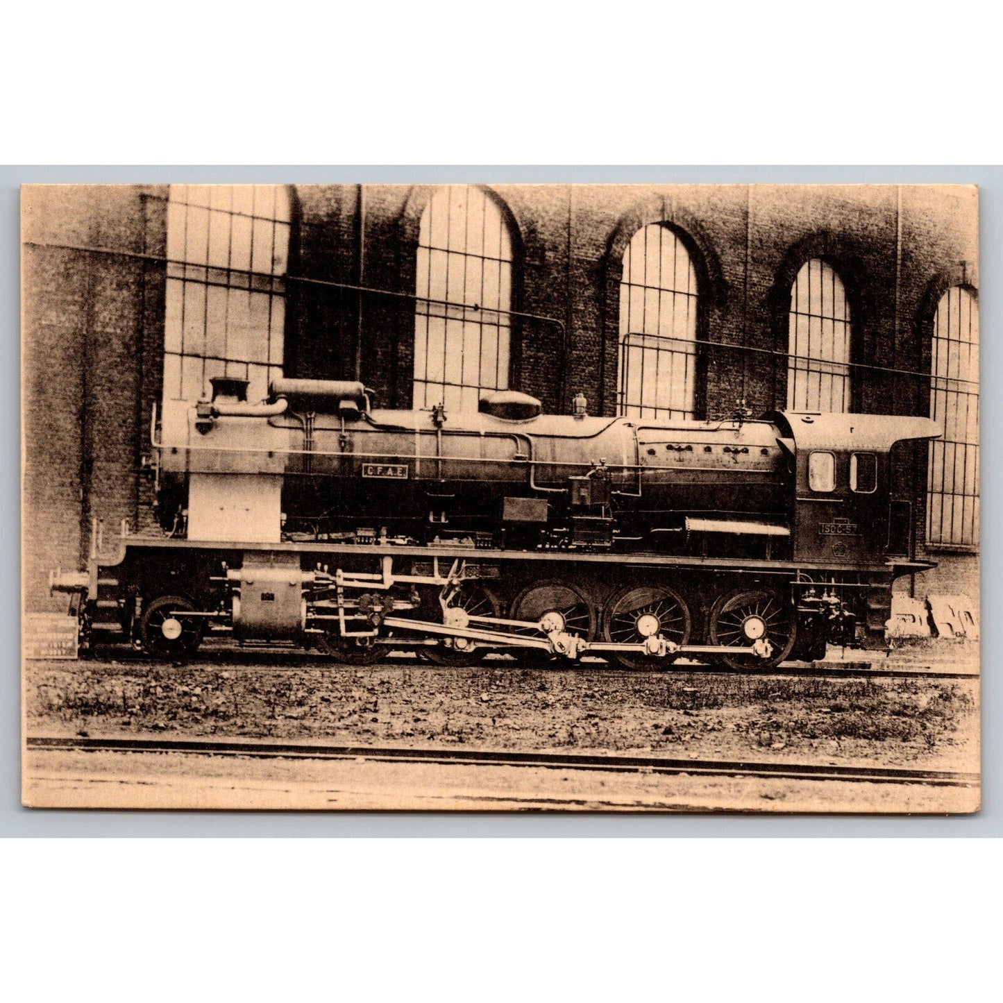 French Railroad RPPC* Postcard Machine 150 C 571 c1900 H.M.P.