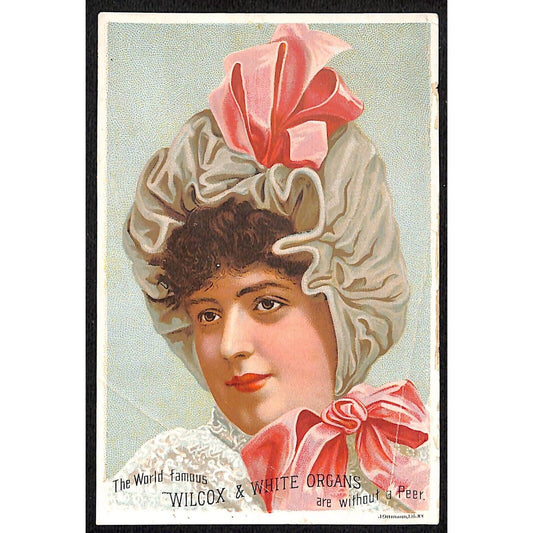 Wilcox & White Organs Victorian Trade Card