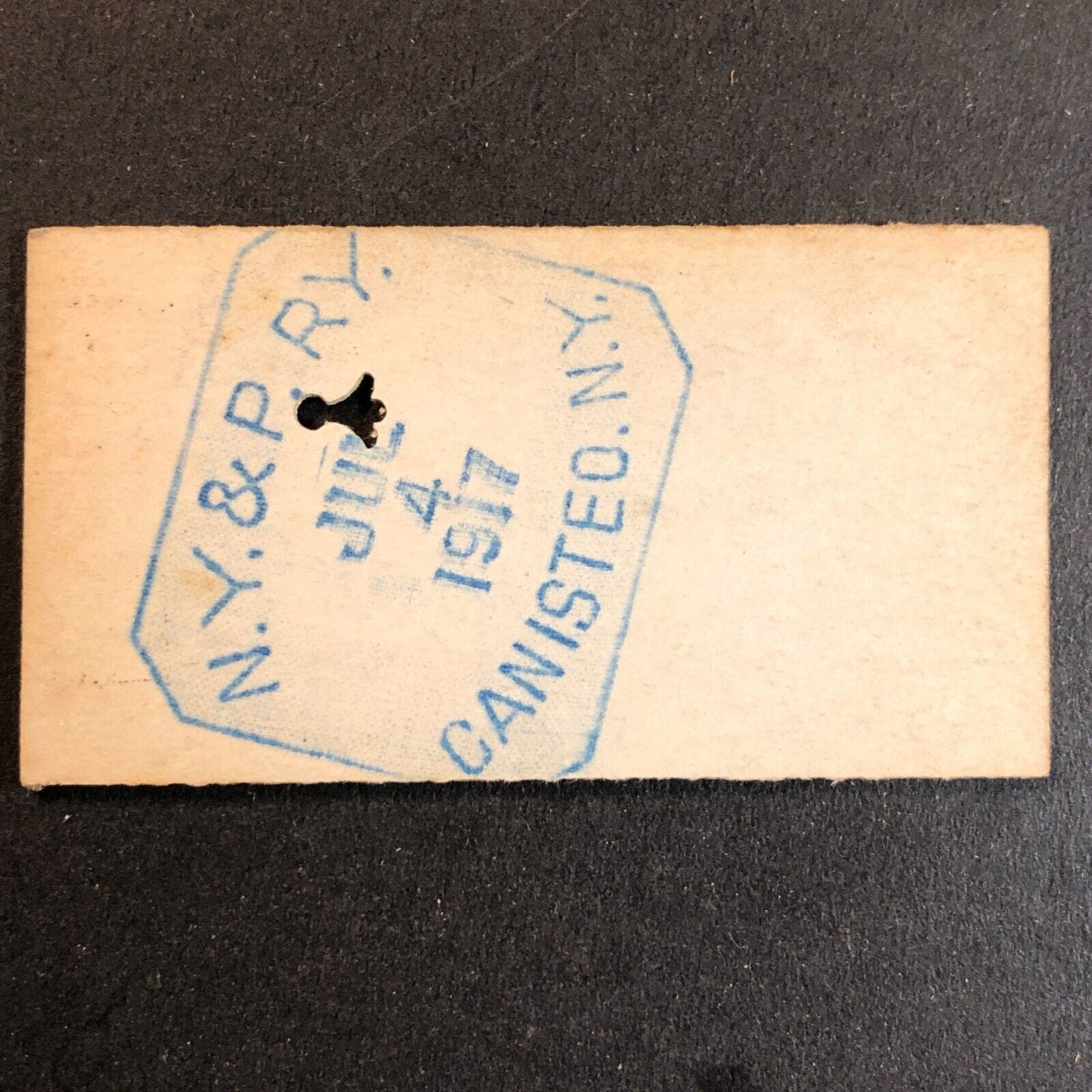 New York & Pennsylvania Railroad July 4 1917 Bennetts, NY Ticket #11808