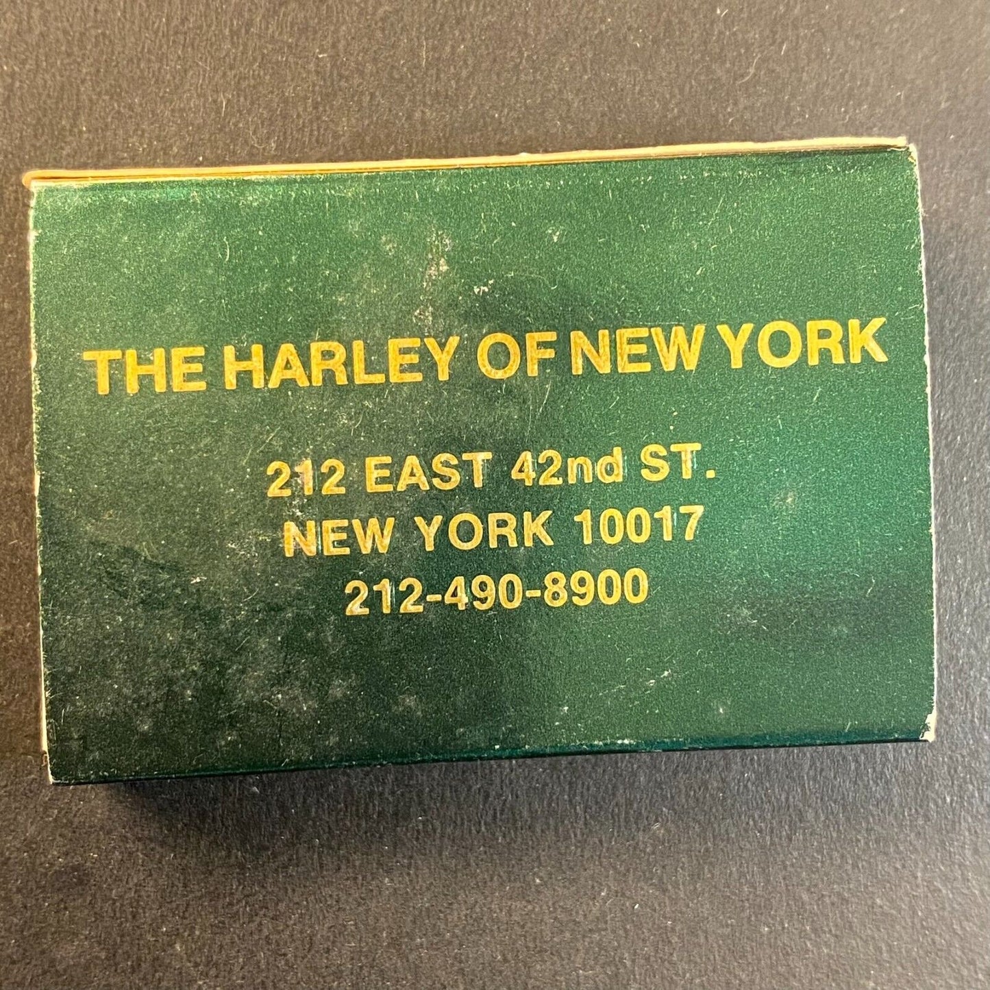 Mindy's The Harley of New York (Helmsley Hotel 1981-85) Vintage Matchbox Scarce