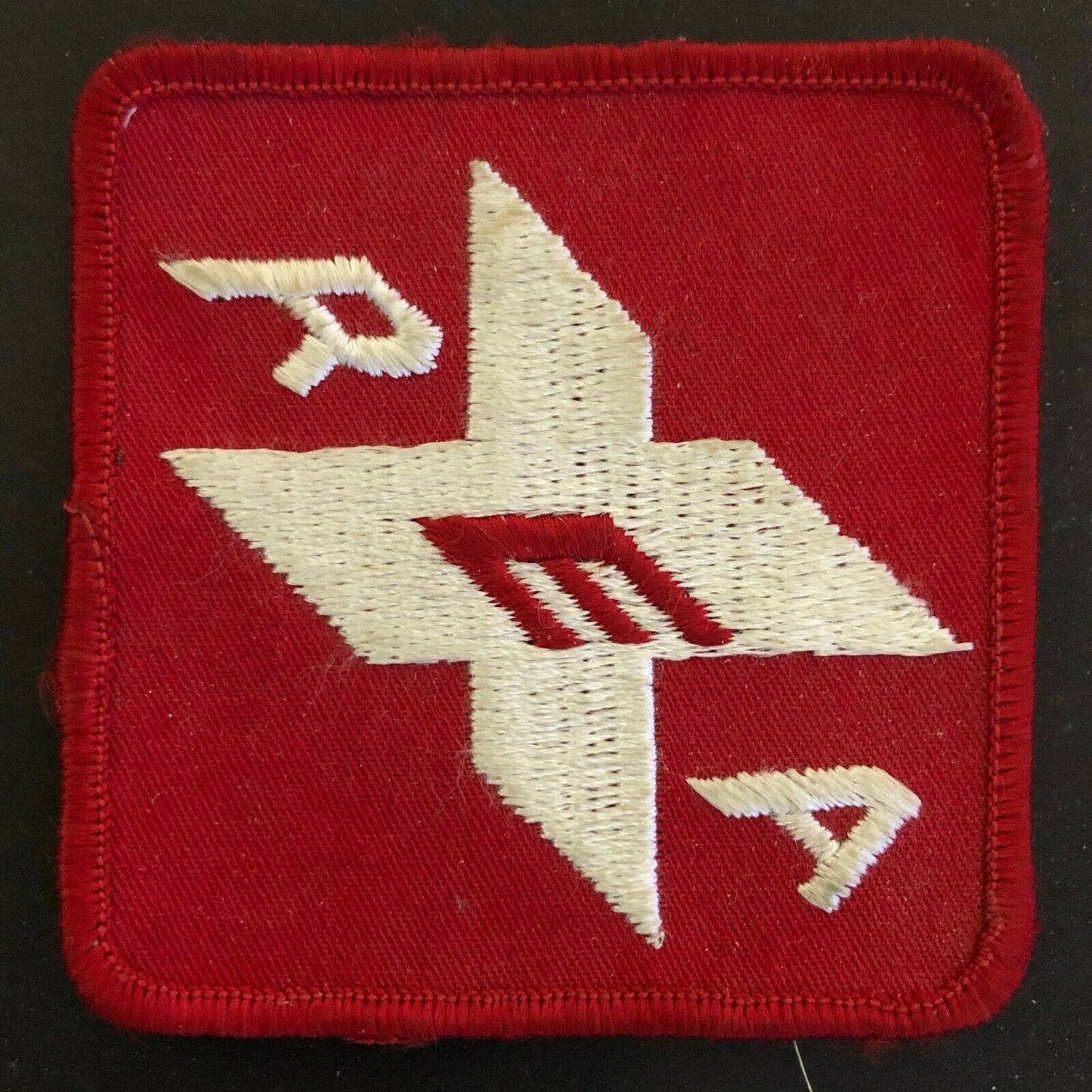 c1970's-80's Machine Stitched Embroidered Patch REA Railway Express Agency