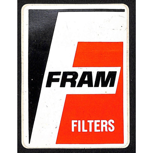 Fram Filters Vintage Performance Auto Sticker c1970's-80's (#6)