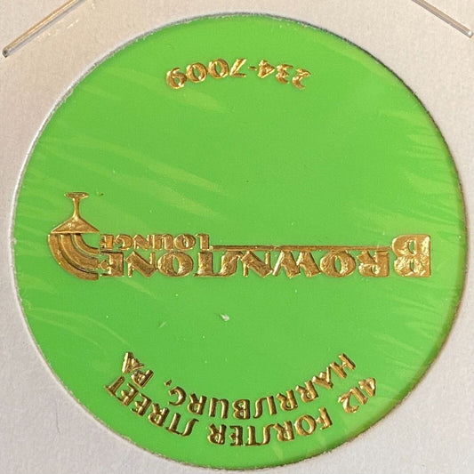Harrisburg, PA Brownstone Lounge c2000-10 Plastic "Top Shelf Liquor" Token