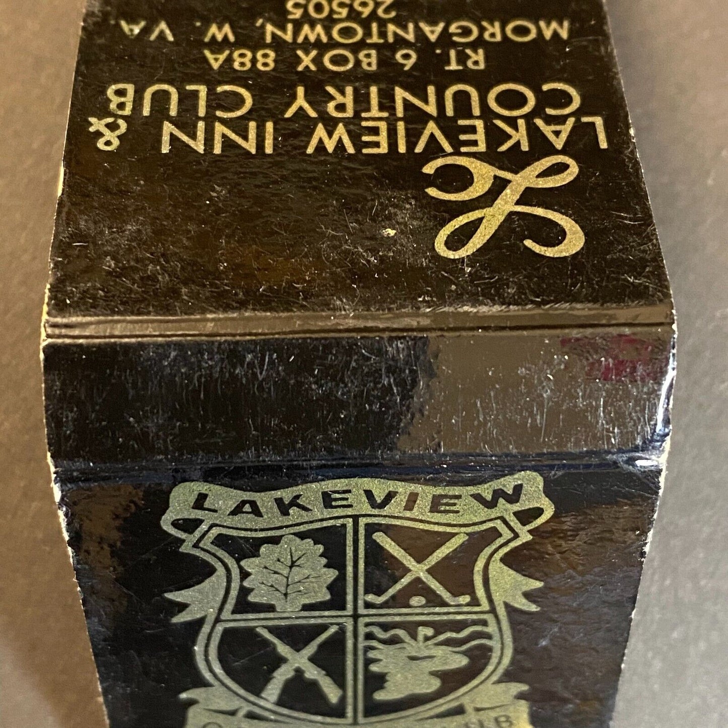 Lakeview Inn & Country Club Morgantown, WV Full Matchbook c1974-80's