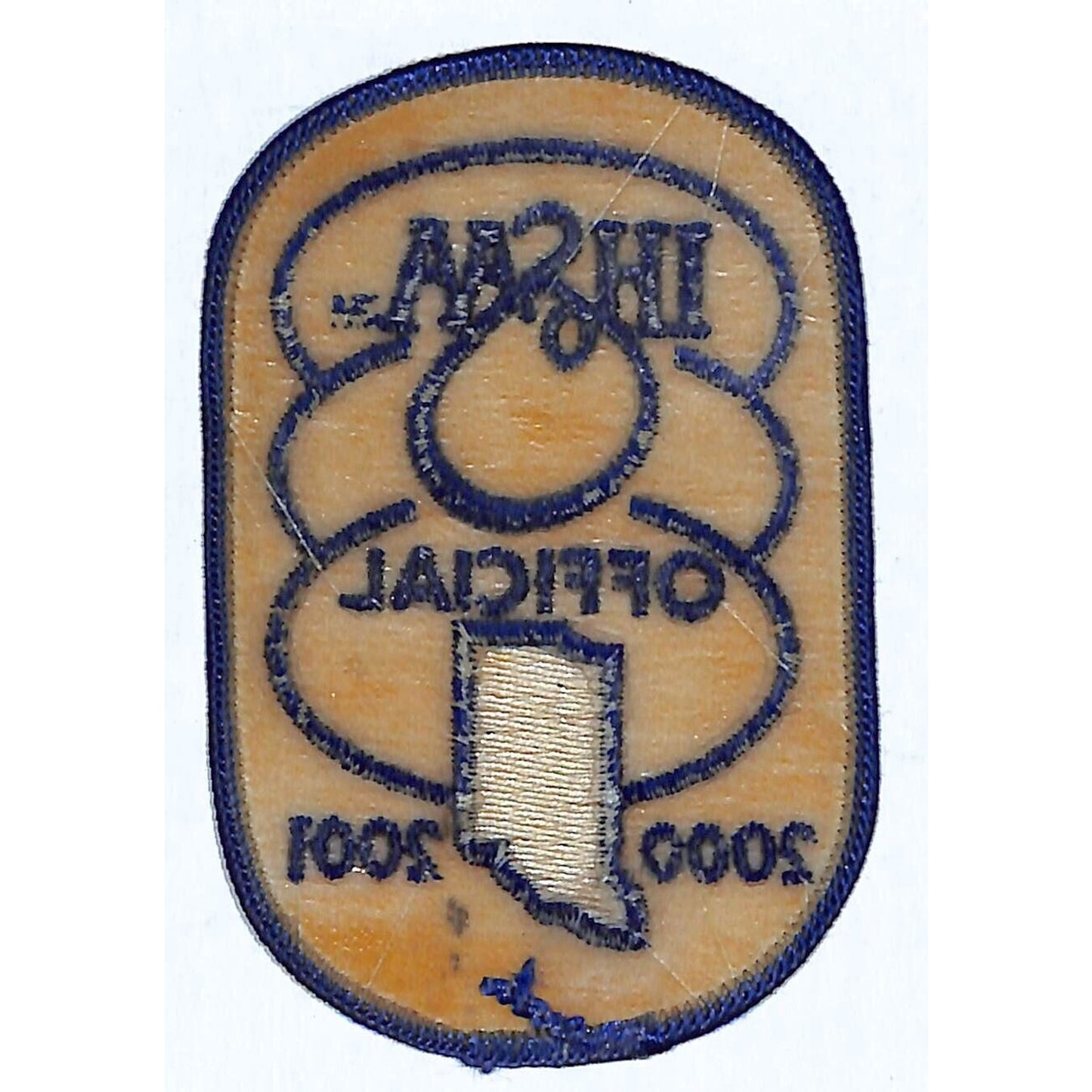 IHSAA Official Indiana High School Embroidered Patch 2.5" x 4" 2000 2001 VGC