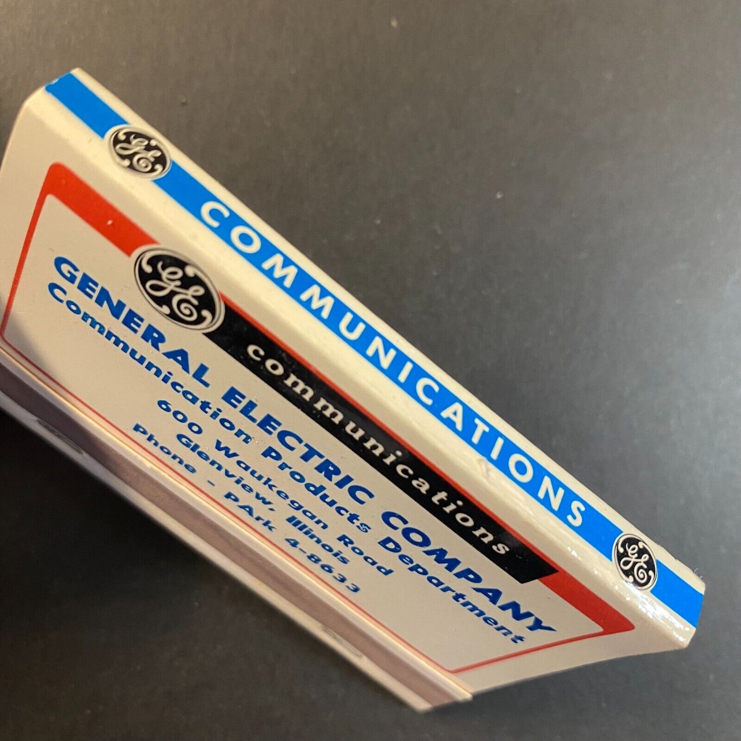 General Electric 2-Way Mobile Radio c1965 Full 40x Matchbook VGC Scarce