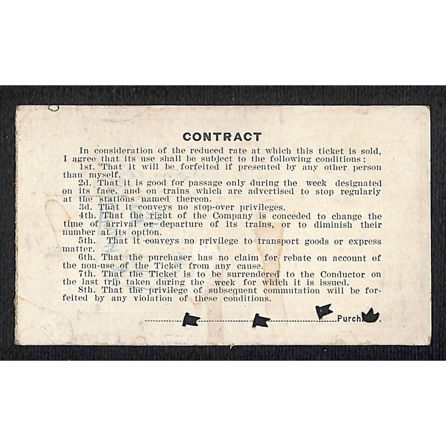 New York & Pennsylvania Ry 1914 Special Weekly Ticket Scarce #5707