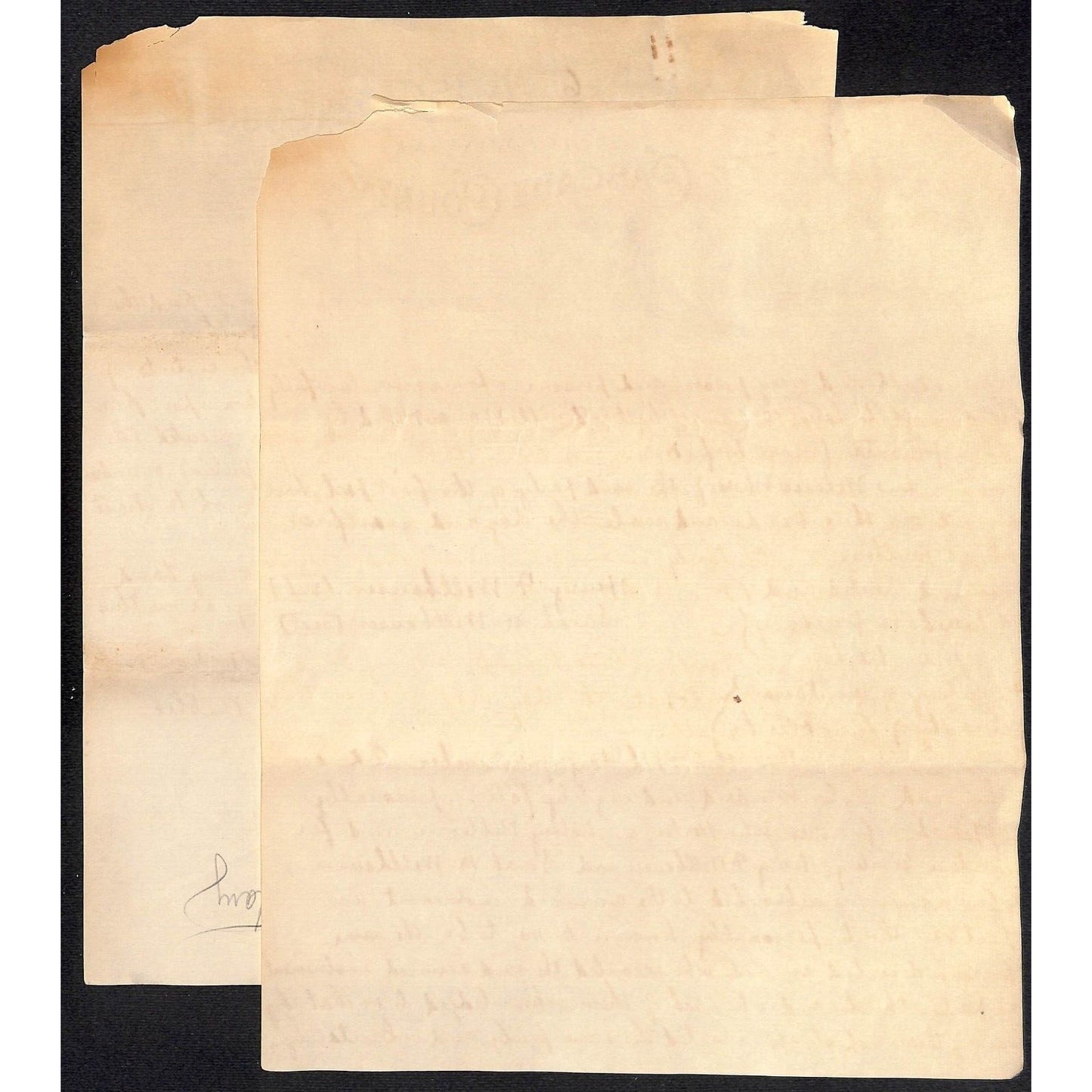Great Falls, MT "State of Montana Cascade County" pp 5 & 6 of 1884 ALS re: Legal