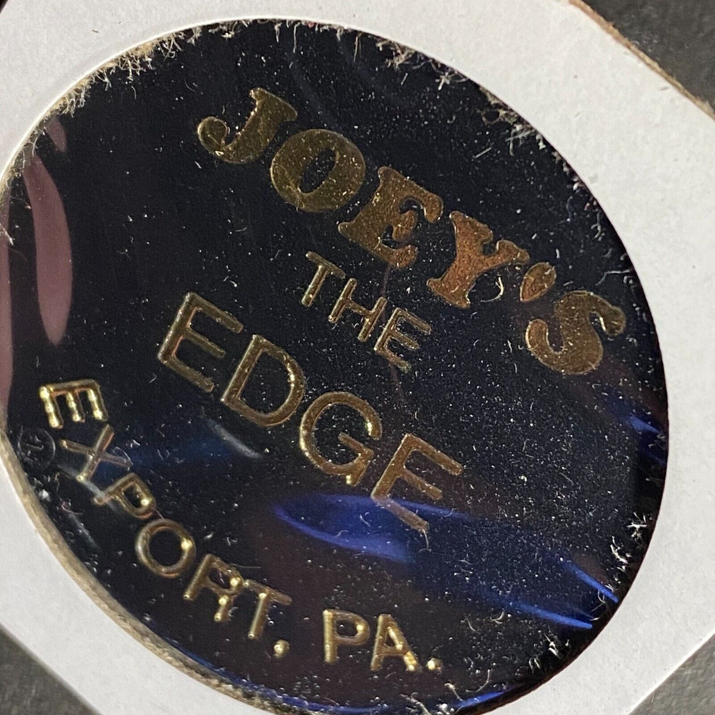Export, PA "Joey's the Edge" Bar & Grill Plastic Token G/F Draft Beer