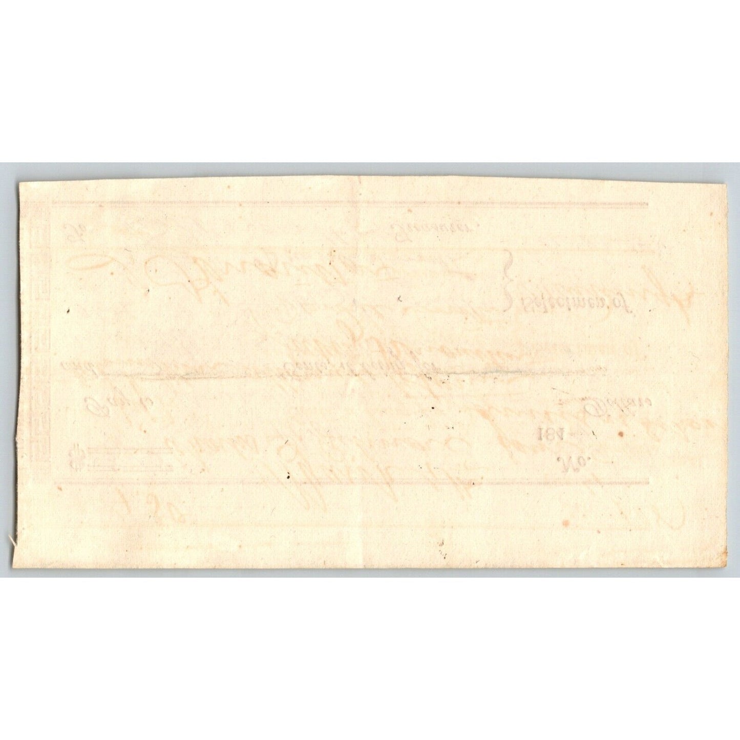 1844 Jabez Knowlton* Newburgh ME Town Check to James Thomas