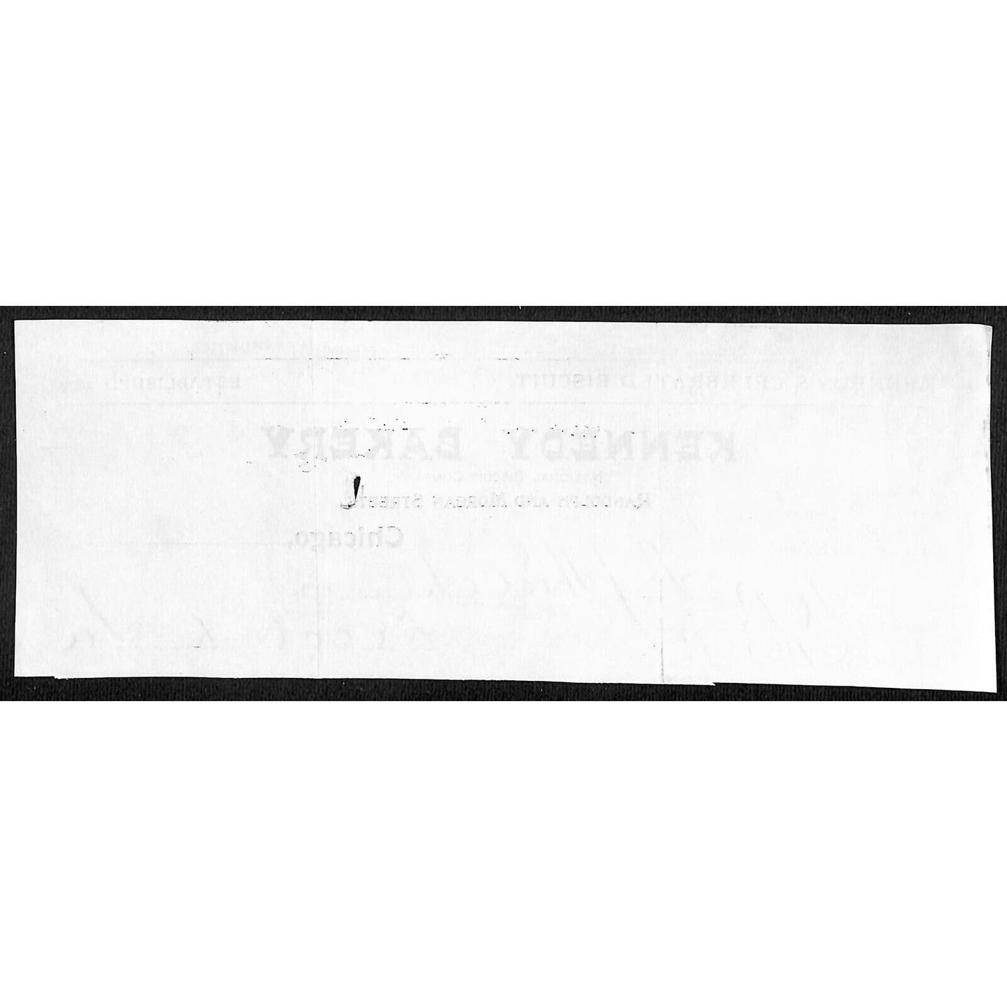 Kennedy Bakery / National Biscuit HJ Hutchinson Decorah, IA* Cut 1899 Billhead