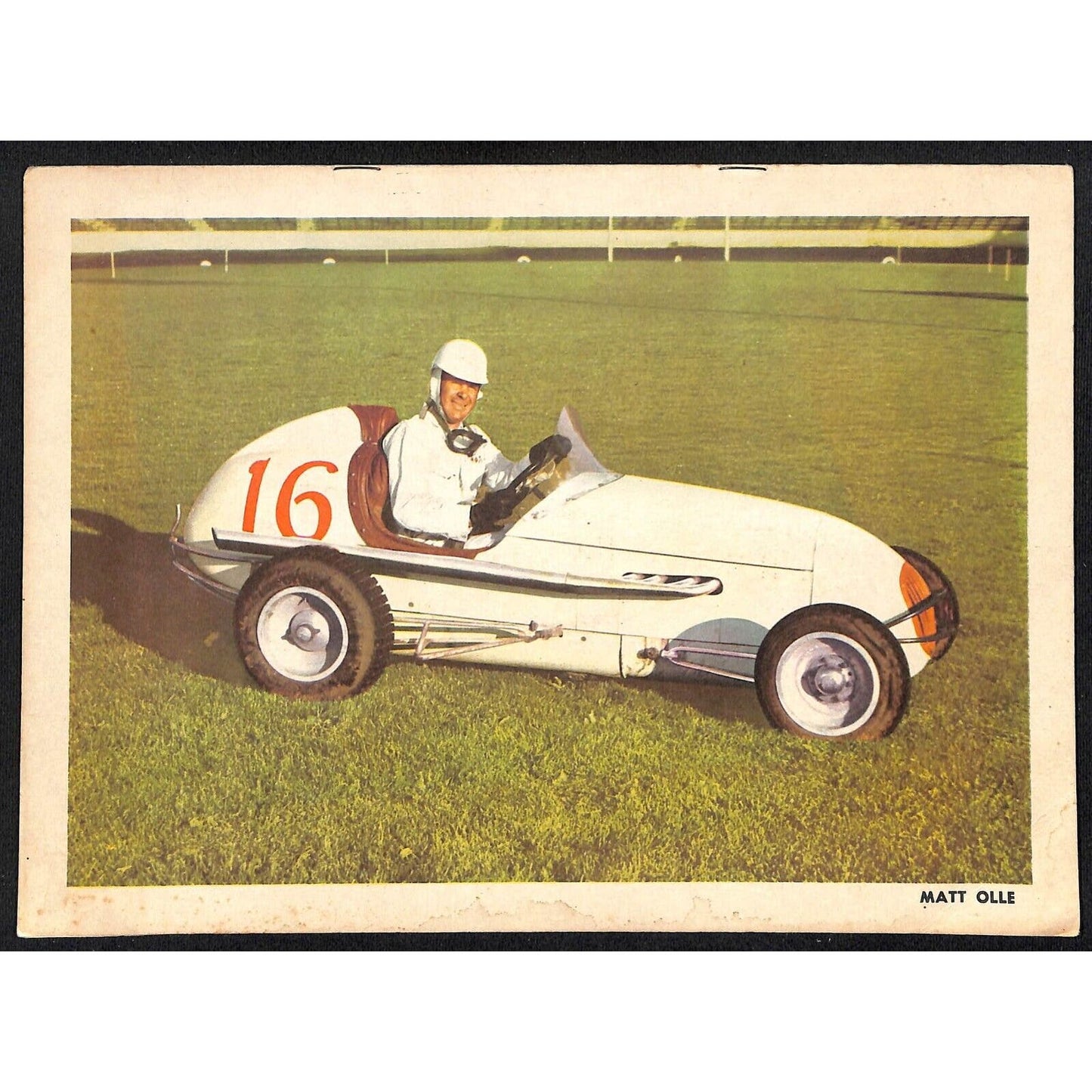 Canfield Speedway Auto Racing Program AAA 100-Lap Gold Cup Ollie / Wilson c1948