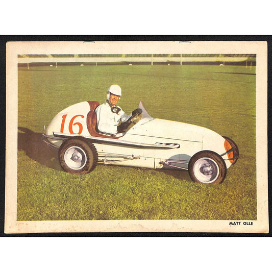 Canfield Speedway Auto Racing Program AAA 100-Lap Gold Cup Ollie / Wilson c1948