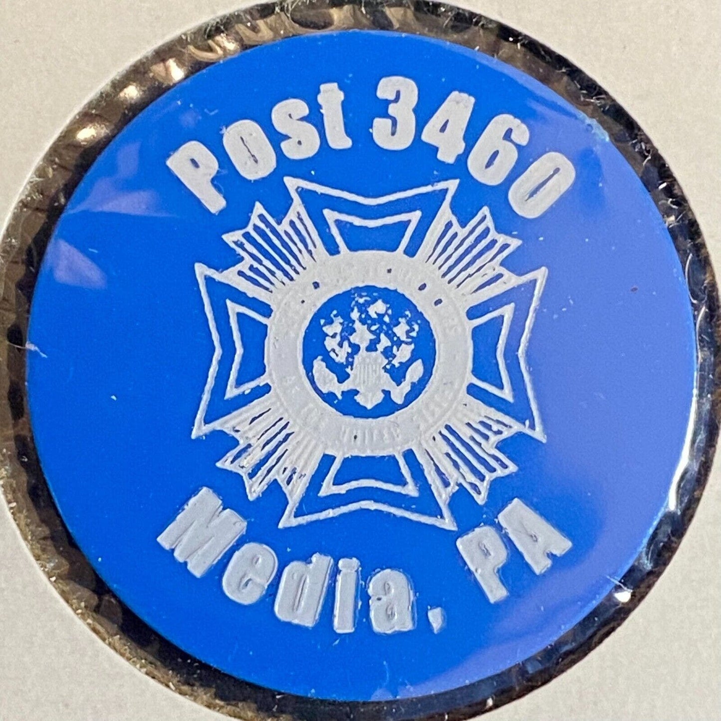 Media, PA American Legion 3460 c1980's Plastic Token "G/F One Bottle Beer"