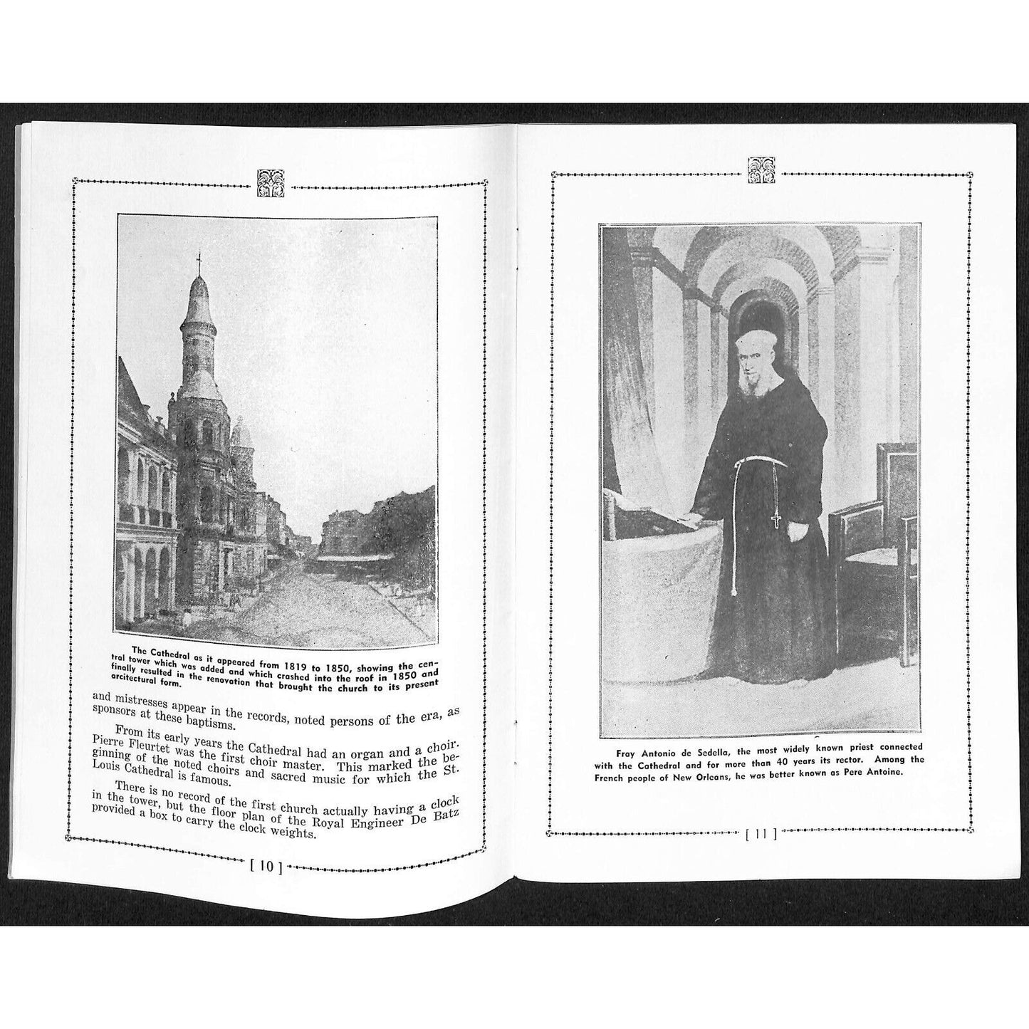 1938 St. Louis Cathedral New Orleans Ursuline Convent Brochure 46pp VGC Scarce