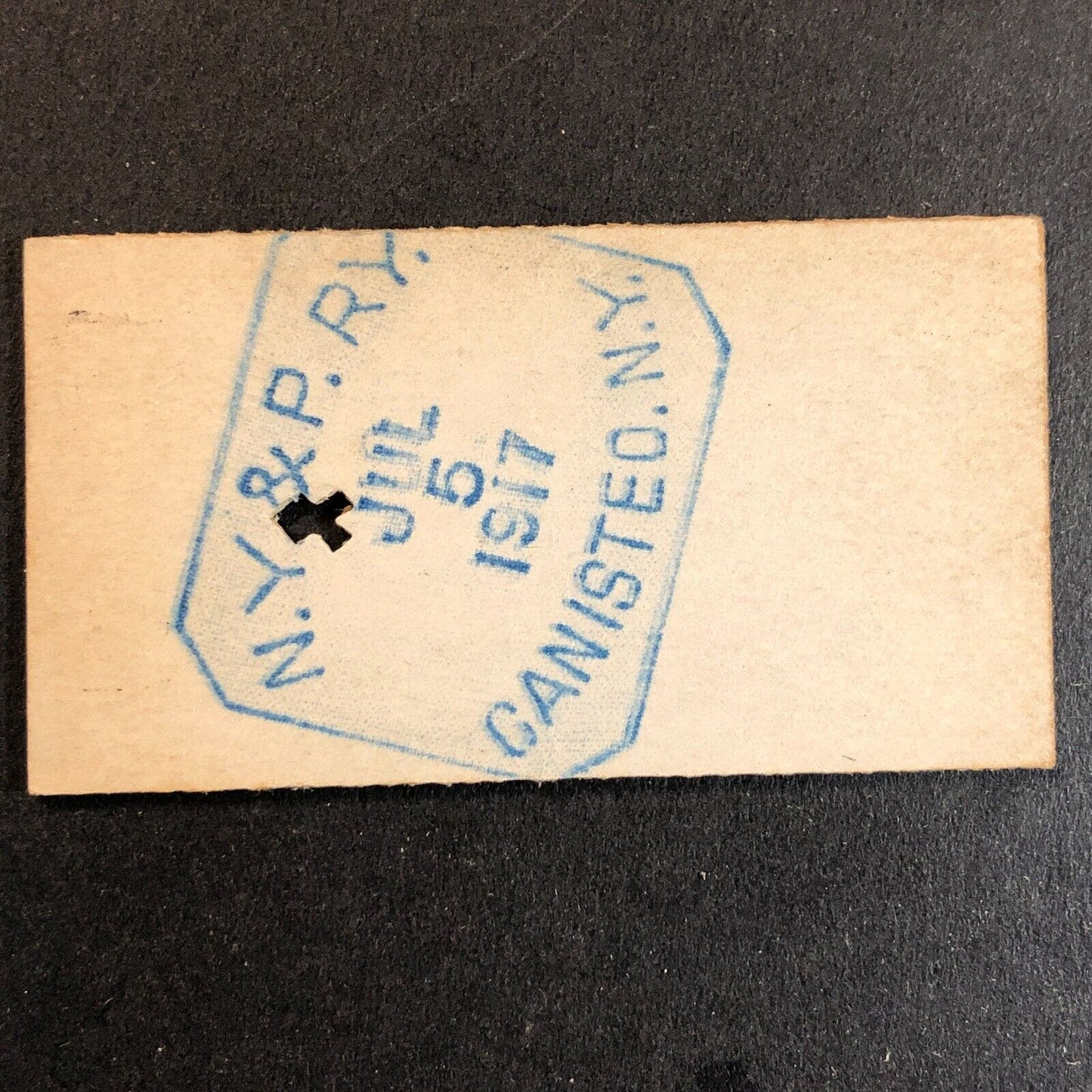 New York & Pennsylvania Railroad July 5 1917 Bennetts, NY Ticket #11812