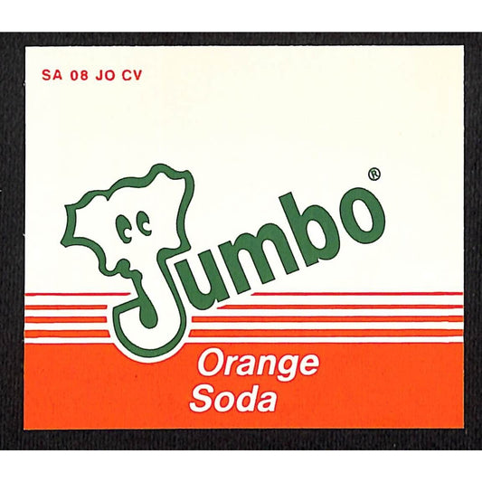 Jumbo Orange Soda Plastic for Retail Peg Board / Shelf Sign ? Elephant