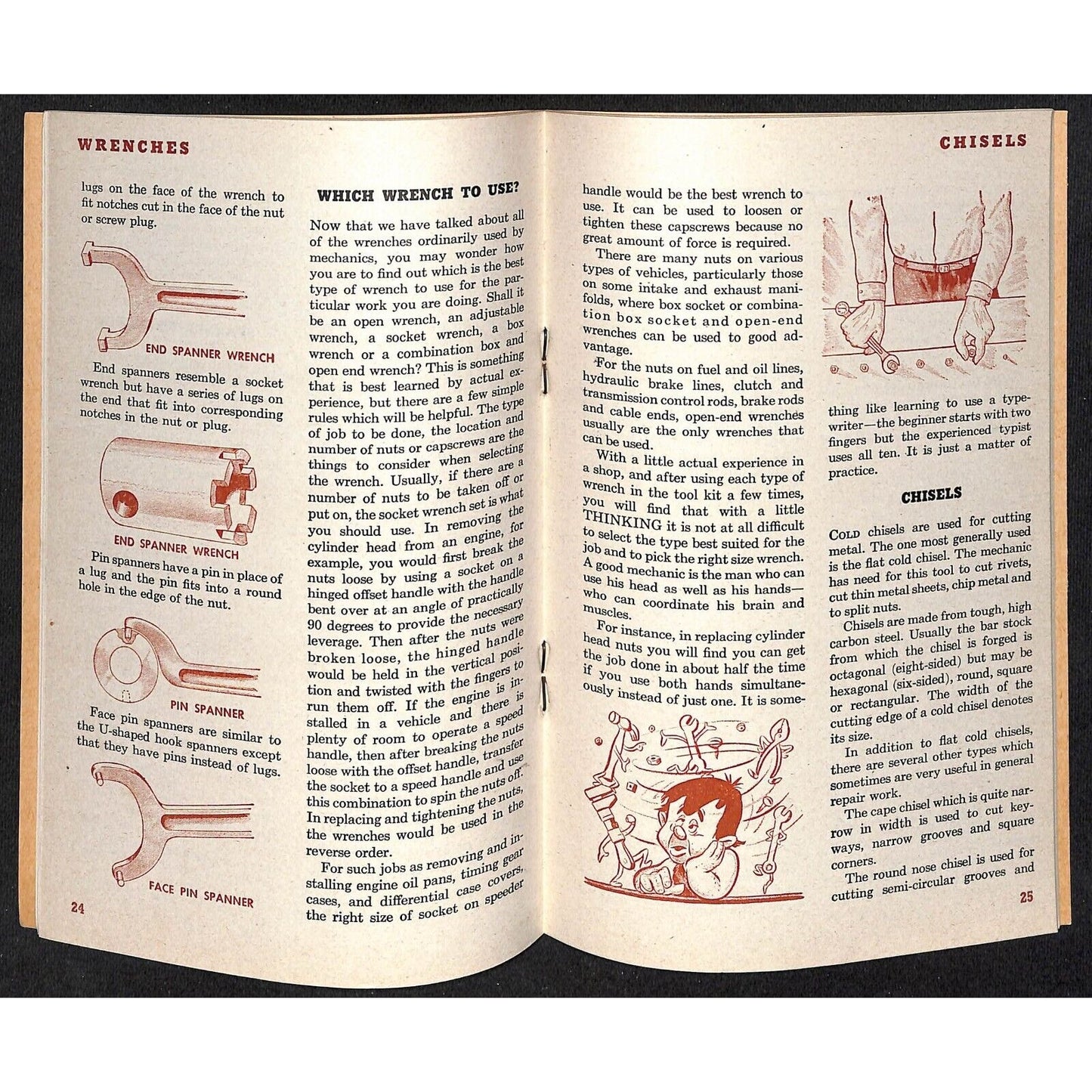 General Motors 1945 "The ABC's of Hand Tools" Booklet 45pp VGC