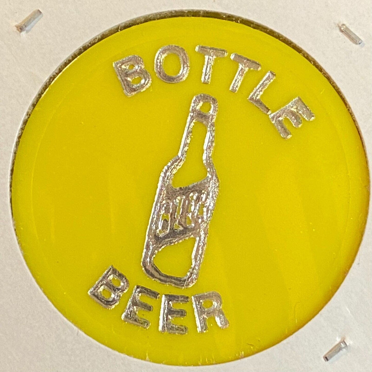 Hopewell Township, PA Mulligan's c1970's-80's Plastic "Bottle Beer" Token