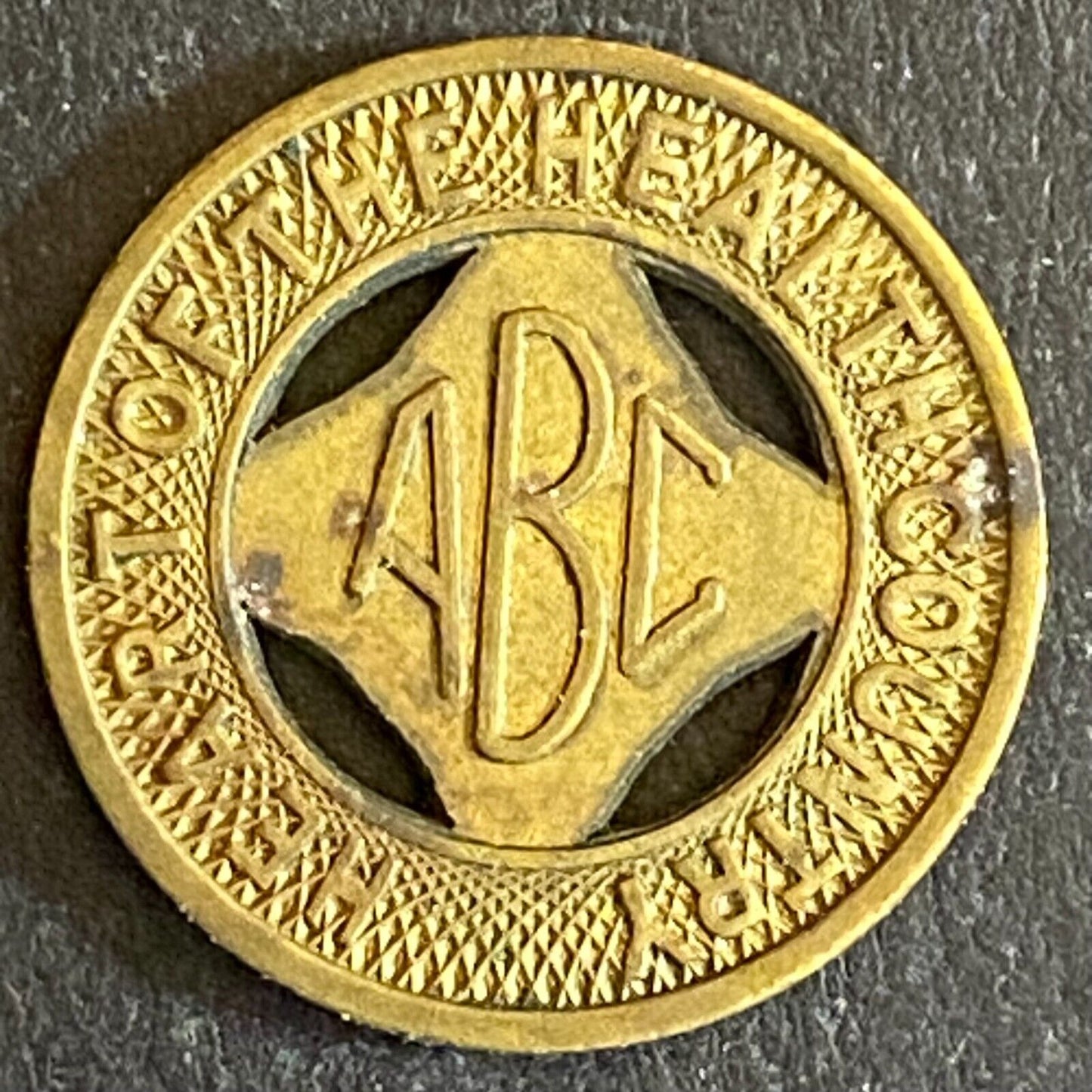 Albuquerque Bus Co. "ABC" Health Country Transit Token 16mm (#6)