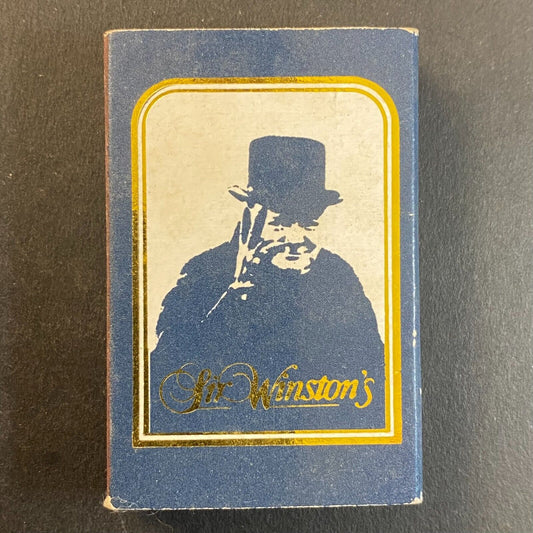 Hotel Queen Mary - Sir Winston's Long Beach, CA Vintage Matchbox Scarce
