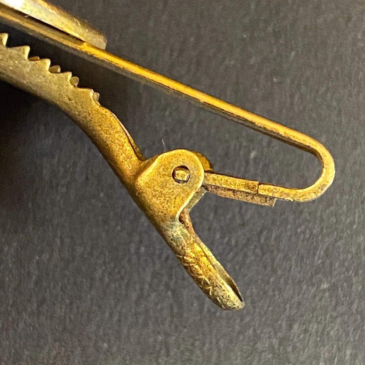 Fuller Brush Company 50th Anniversary 1906-1956 Enameled Brass Tie Clip 25mm