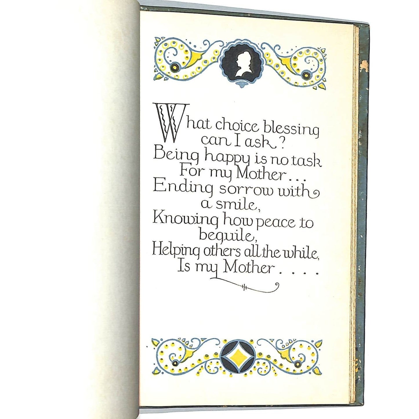 c1912 "For My Mother" HC Gift Book Wilbur D. Nesbit 12pp VGC