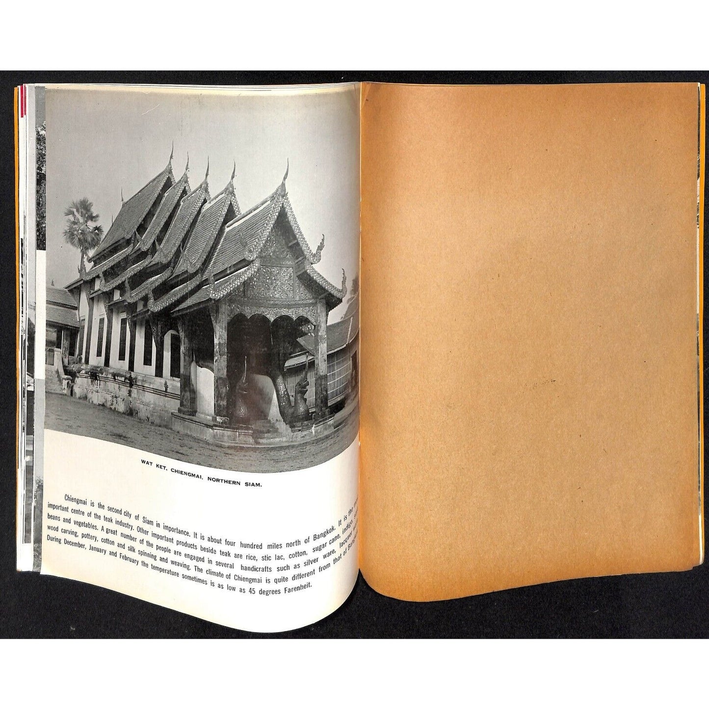 New York World's Fair Edition "Siam" 1939 Large Travel Brochure 42pp VGC