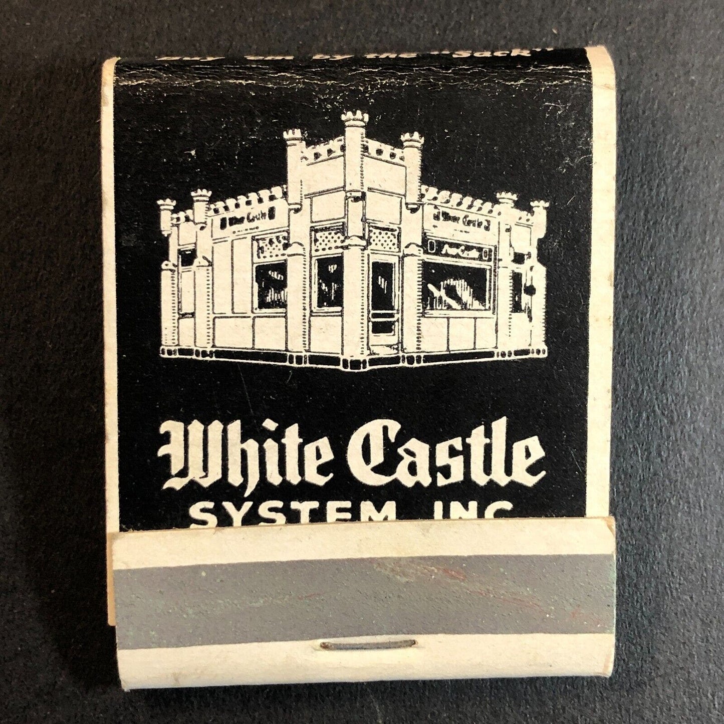 White Castle System Near Full (-2) Matchbook "A National Institution c1940's-50s