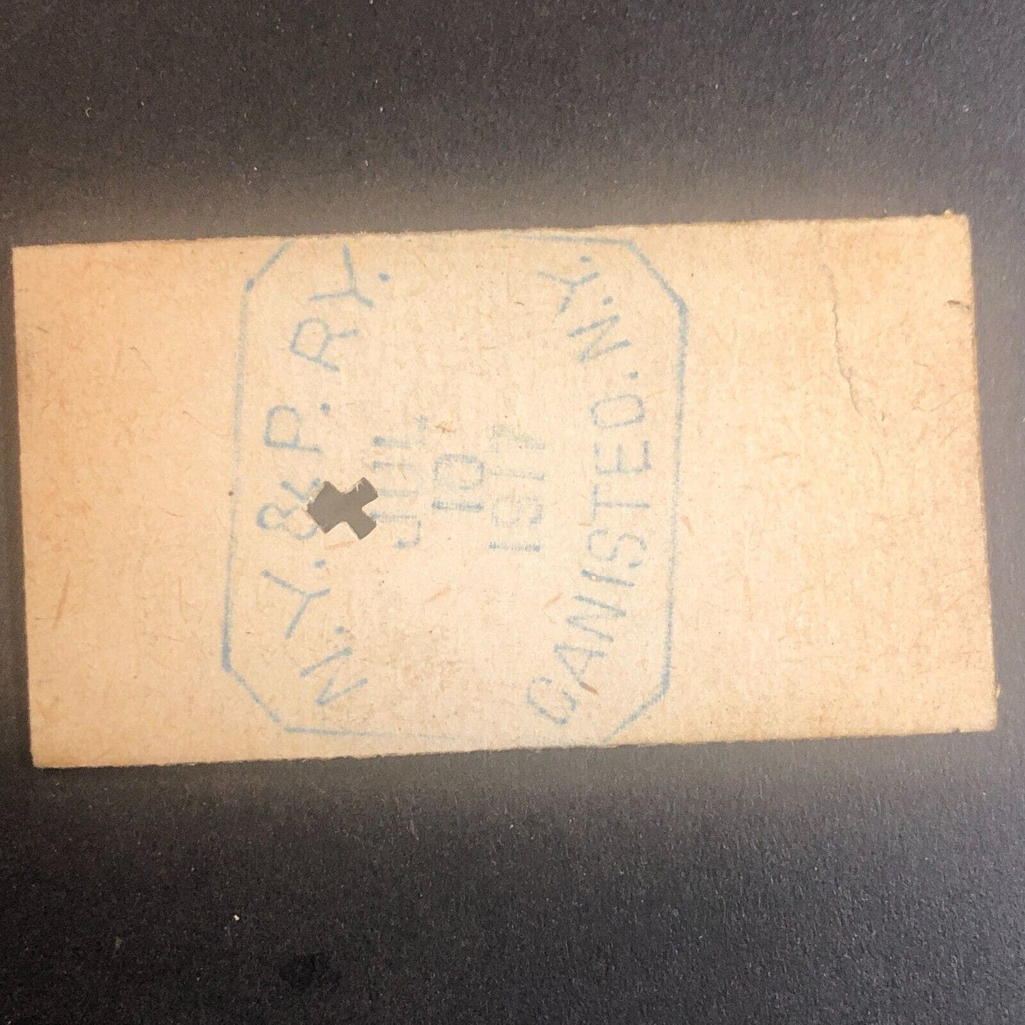 New York & Pennsylvania Railroad July 10 1917 Rexville, NY Ticket #30219