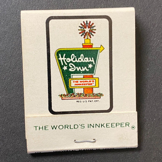 Holiday Inn Holidex Computer Chicago South Harvey Full Matchbook c1974-80's VGC