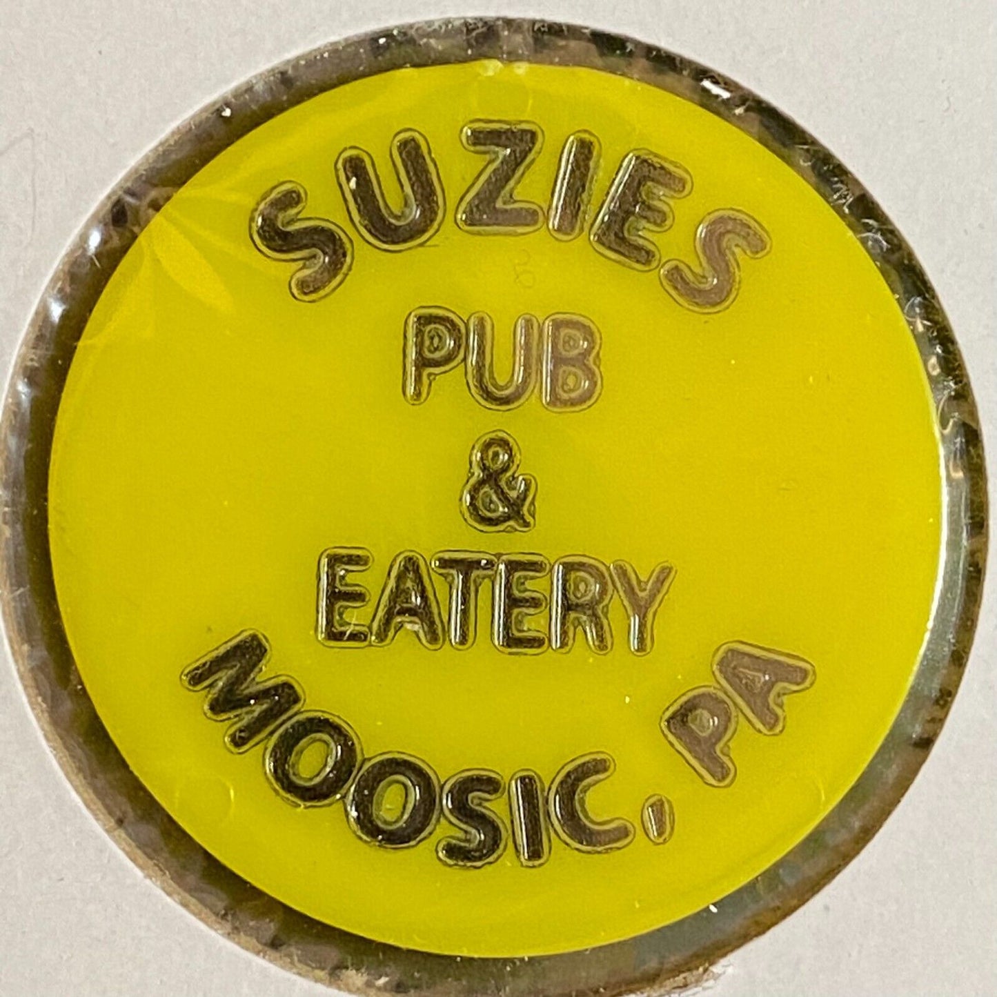 Moosic, PA Suzie's Pub & Eatery Plastic Token Good For $5.00 in Drinks