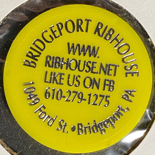 Bridgeport, PA Bridgeport Rib House Club Plastic Token G/F One Draft