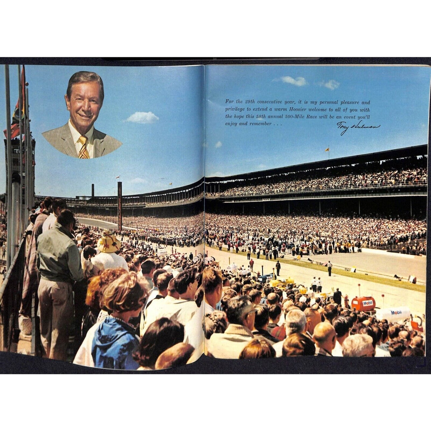 1974 Indianapolis 500 Program Racing VGC 112pp 9oz