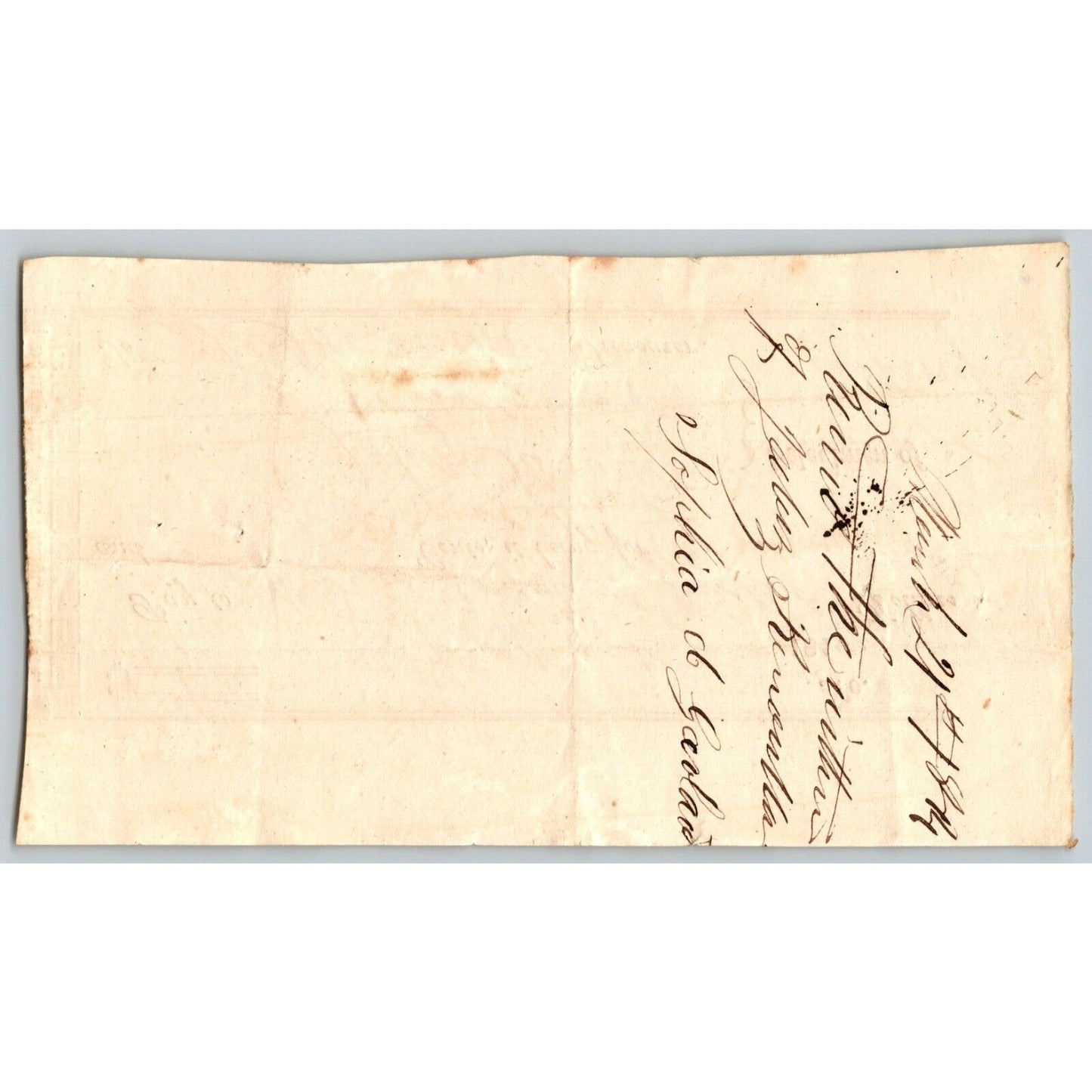 1844 Jabez Knowlton* Newburgh ME Town Check to Miss Sophia A. Garland Teaching