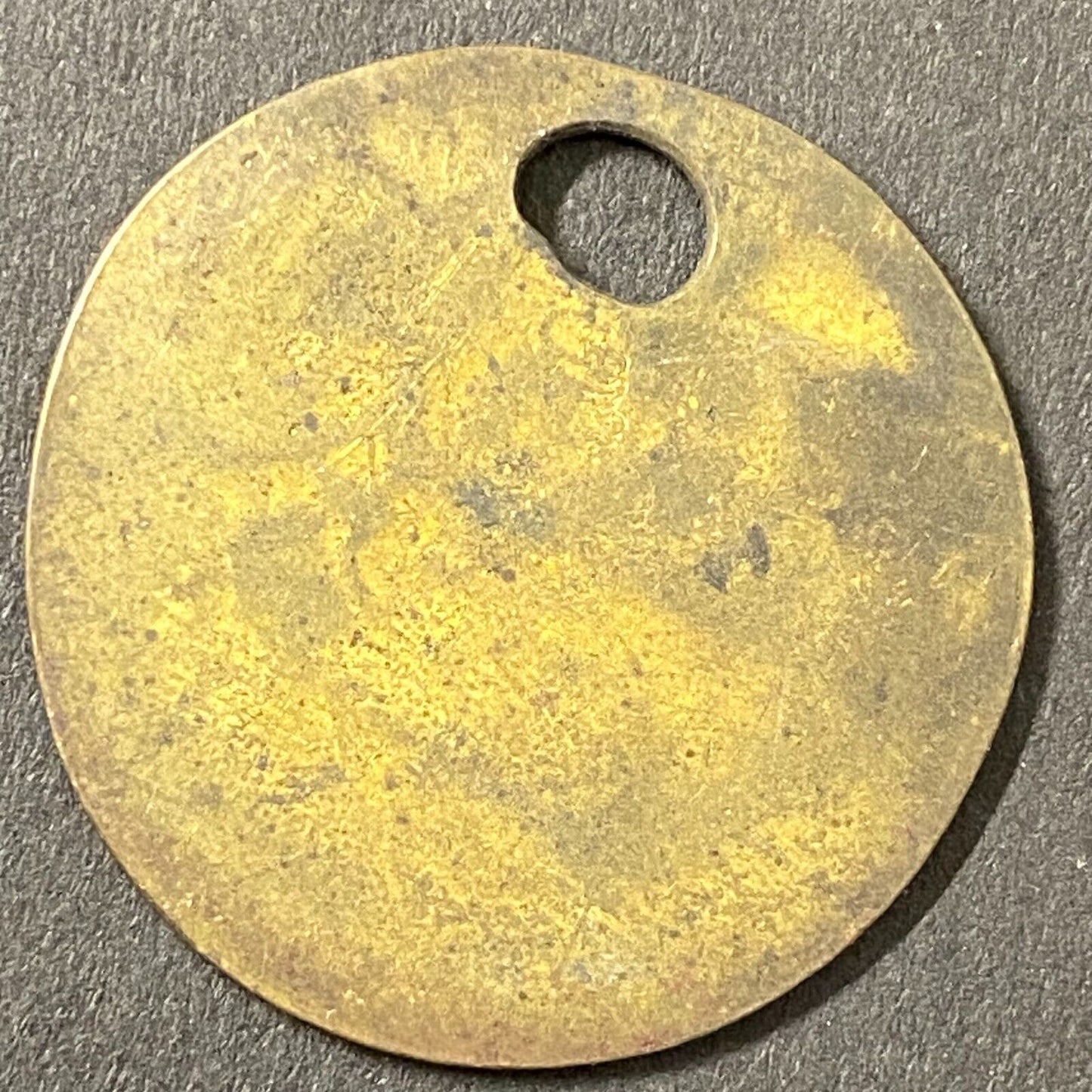 Mining Related ? M.S. Standard Brass Tool Check Token "76XX" 28.5mm +Blank (#3)