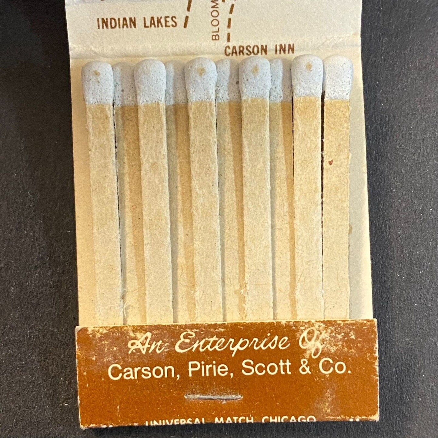 Indian Lakes Country Club Bloomingdale, IL c1974-80's Full Matchbook